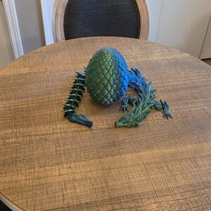 Green Dragon Egg Home Accent